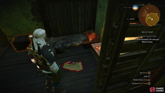 Search the cabin to find some notes,
