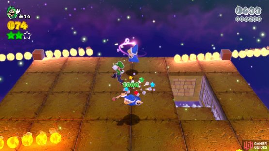 Anticipate the Magikoopa&rsquo;s teleport to easily defeat them