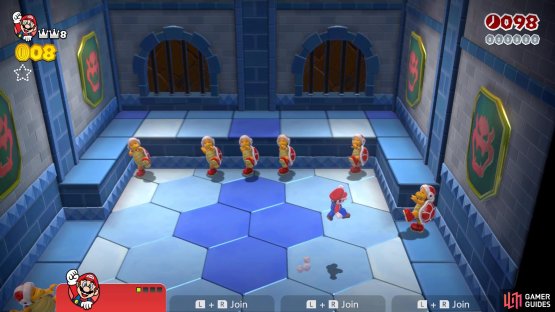 You will be up against seven Fire Bros in this battle