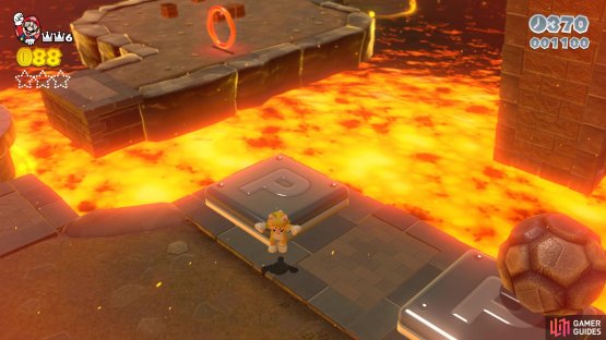 You need a Brolder on the one switch in order to reach the first Green Star
