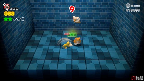 Defeat the enemies in each room within the time limit