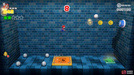 The baseballs are the main mechanic in this Mystery House