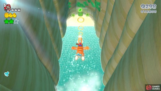 The third Green Star will be in the air, off the final jump