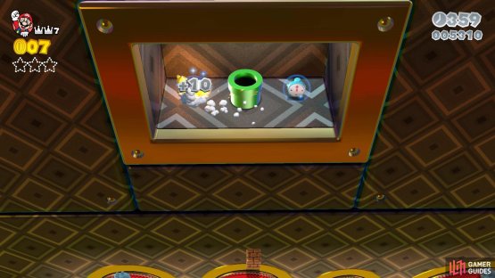 There pipe here will allow you to get the first Green Star