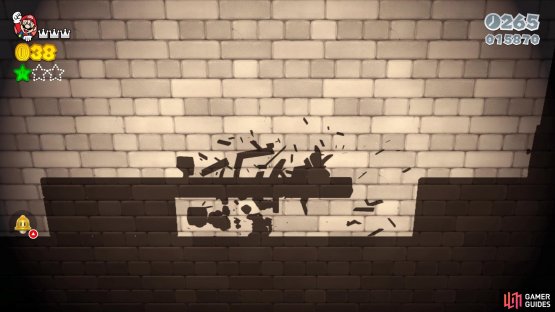 The Stamp is found in this area, but you&rsquo;ll need to break some blocks to get to it