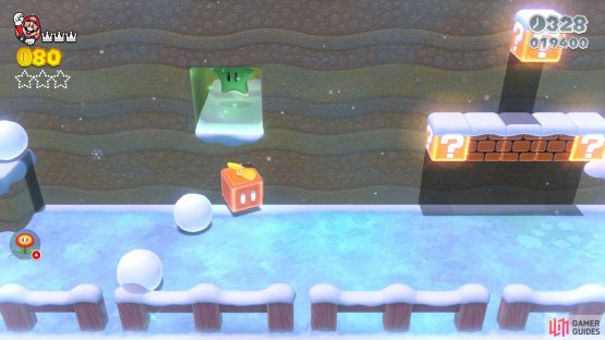 Defeat the Biddybuds in the way to gain access to the first Green Star