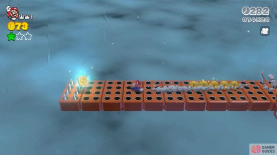 You&rsquo;ll want to head left on the spike strip to find the Stamp