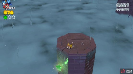 Drop down from above to get the second Green Star