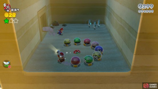 Rescue Captain Toad to get the third Green Star