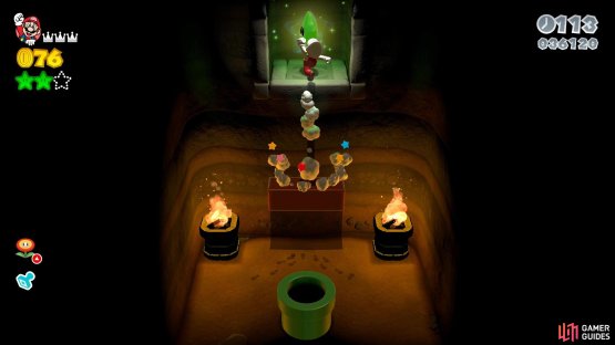 You&rsquo;ll find the third Green Star above the pipe leading to the exit