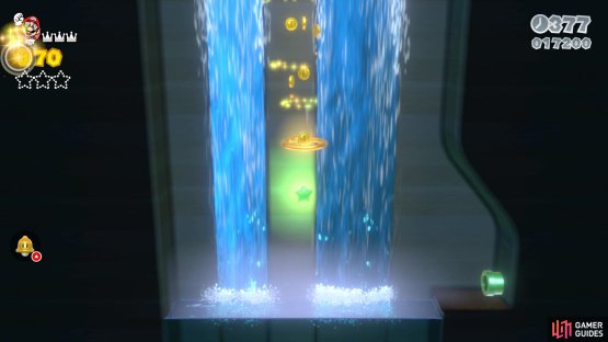 then follow the coin trial to the first Green Star
