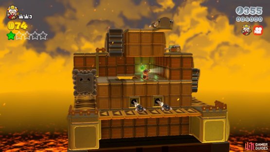 Don&rsquo;t forget to grab this Green Star as soon as you reach the second level