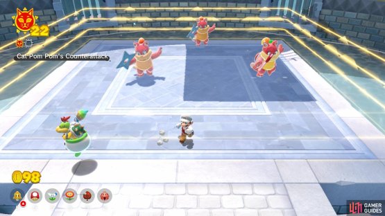 Pom Pom is more vibrant in color compared to her clones