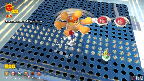 as well as the extra shells Boom Boom uses