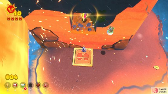 Use the Jump Panel there to aim Bowser&rsquo;s breath