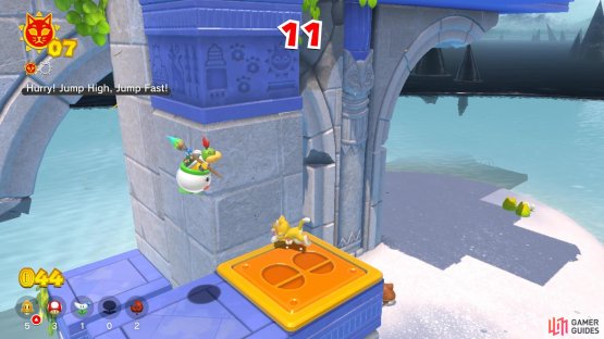 You have a timer to run against for the second Shine