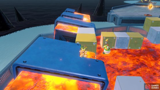 You will have to run over a rotating section for a tiny bit, which can be a bit unpredictable