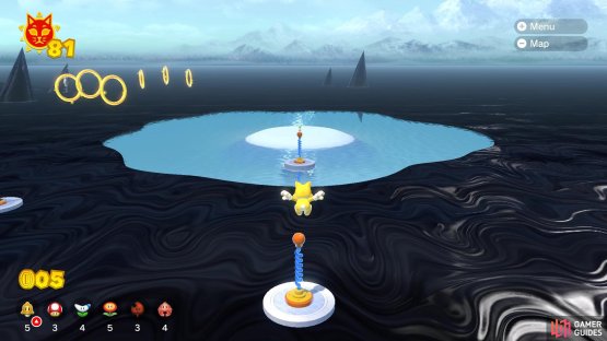 You&rsquo;ll have to use these springs here to vault over the black goop