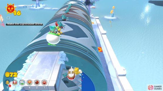 Hitting a wall straight on will cause you to lose the Ice Skate
