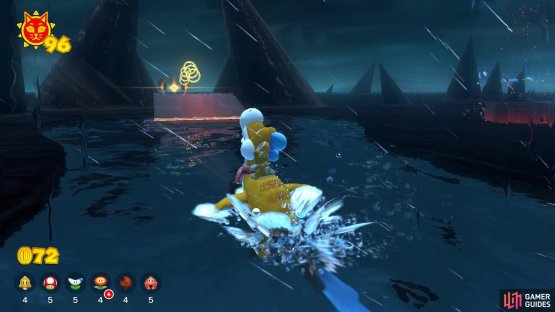 but a ramp will appear whenever Bowser is awake to make it easier to get to it