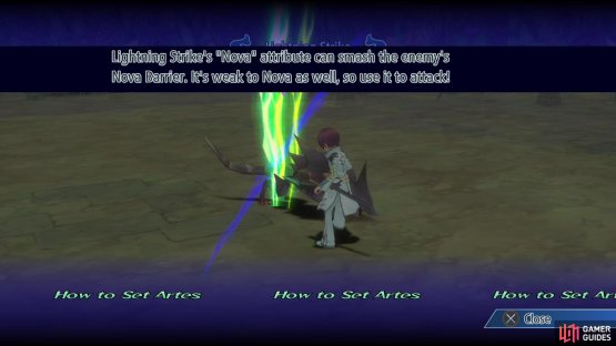 You&rsquo;ll have to equip and use Lightning Strike to break the Nova Barrier.