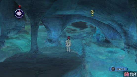 In order to continue further, you&rsquo;ll have to jump in the water.