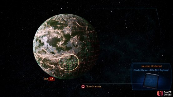 Scan Digeris to obtain a key item for the mission &ldquo;Citadel: Banner of the First Regiment&rdquo;.