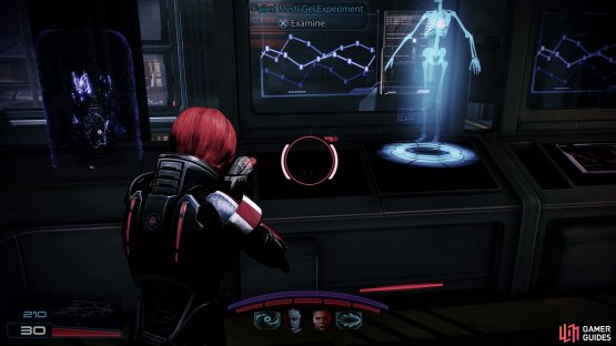 Be especially sure to grab the Failed Medi-Gel Experiment, as it&rsquo;ll allow you to complete another mission later on.