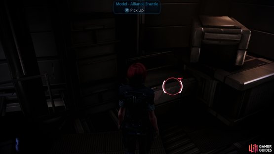 Search some crates on the CIC to find the Model - Alliance Cruiser.