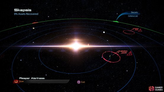 Points of interest in the Skepsis system.