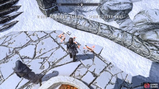 The Greybeards will teach you the Clear Skies shout, which you&rsquo;ll need to reach Paarthurnax.