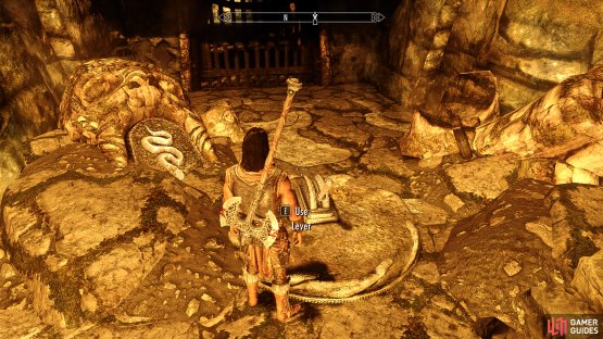 Pull the lever once you&rsquo;ve moved the stones to reflect the correct order of symbols.