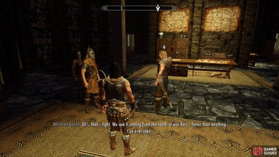 Speak with Jarl Balgruuf in Dragonsreach.