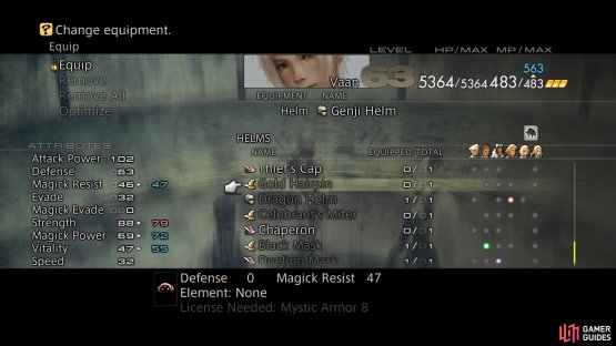 while the Gold Hairpin will provide a moderate boost in HP.