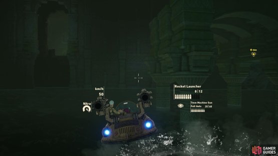 The dungeons use of your various vehicles to solve their puzzles (Image via Bandai Namco).