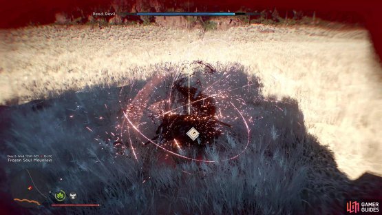 The Reed Devil was agile and used quick strikes to attack Kliff.
