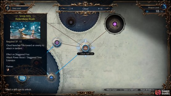 while you can use the Folio system to purchase new paired attacks known as Synergy Abilities