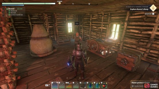 You’ll need to find different crafting stations to enhance the capabilities of your craft NPCs.