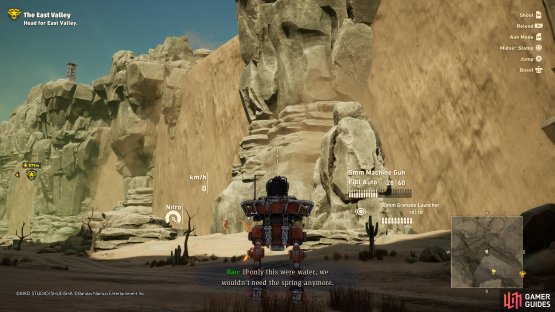 There are some impressive sights in the desert, including sandfalls