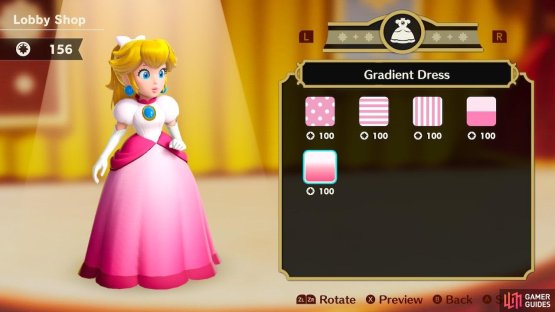 Keep our gals great with a range of unlockable dresses