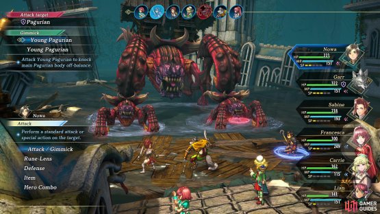 Boss battles often have gimmicks you can make use of