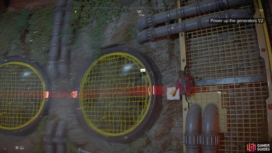 and you grab onto ledges or platforms to traverse levels.