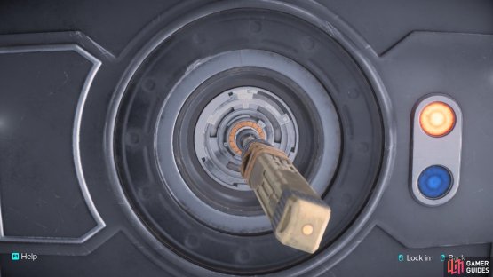 The lockpicking minigame,