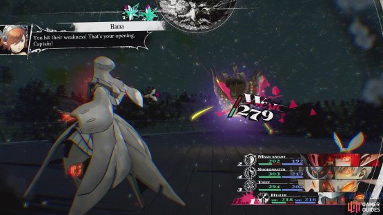 Battles use the familiar Press Turn system from Shin Megami Tensei with a twist.