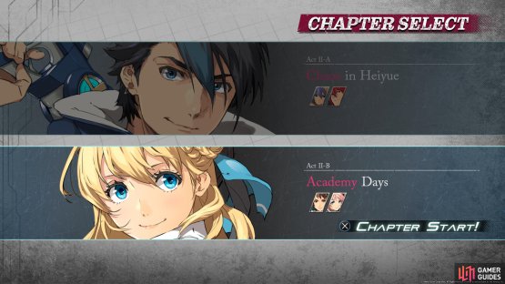 Trails Through Daybreak II story plays out by the selection of routes and chapters.