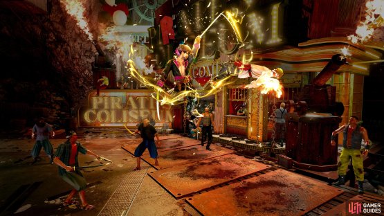 The Pirate style allows for great area of effect attacks against multiple enemies.