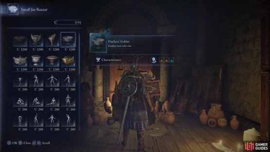 You can purchase new vessels from the shop at the Roundtable Hold.