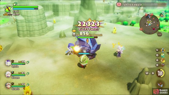 Combat Lives steal the show given how often you need to use them, but gathering Lives aren&rsquo;t entirely abandoned - they get their own versions of &ldquo;boss fights&rdquo; against unique trees, ore deposits fish and vegetables, complete with choral boss music!