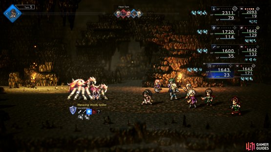 The combat is as brilliant as always here, especially with 8 party members to control.