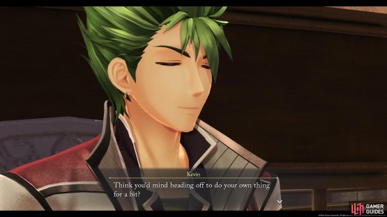 Kevin Graham finally makes another playable appearance in the Trails series.